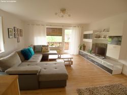 Wohnzimmer Sofaecke zum Balkon